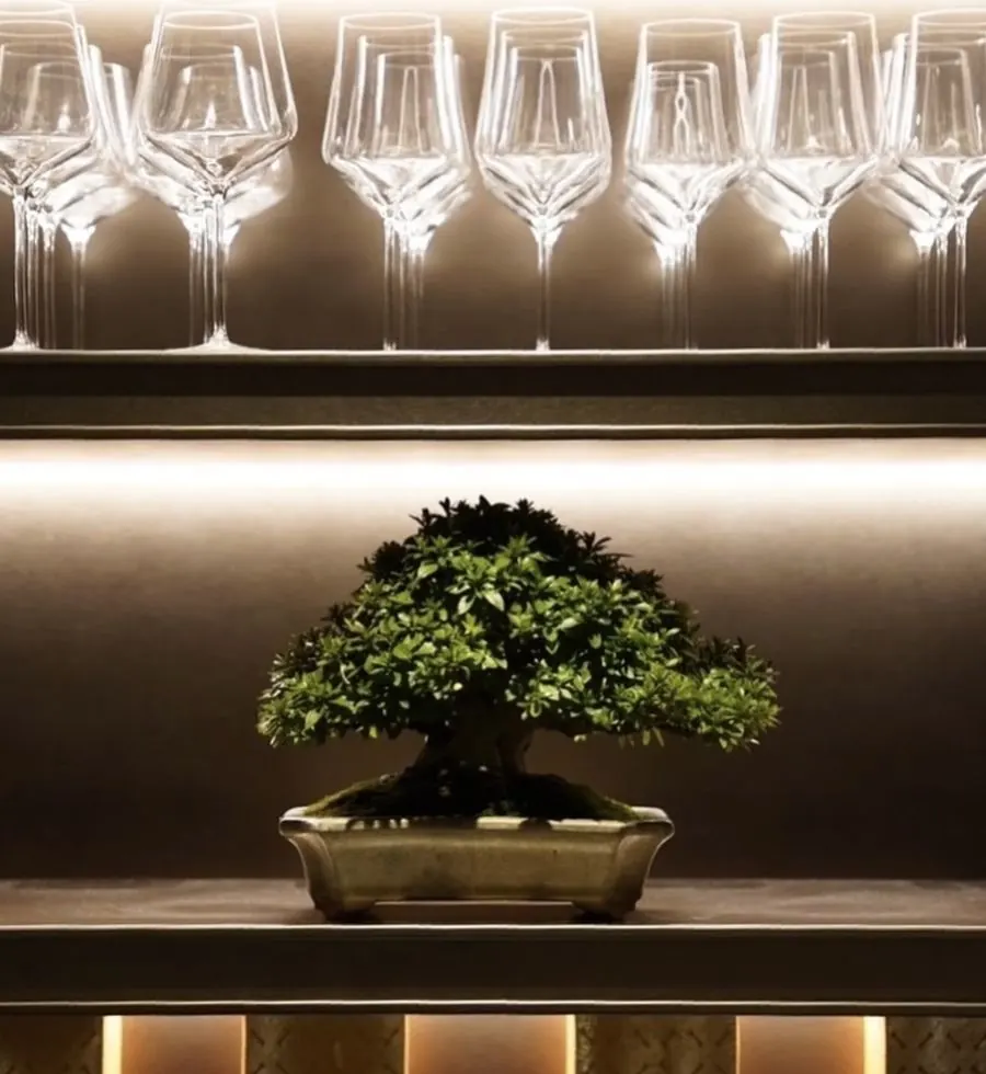 Installations of living bonsai by Mariko Bonsai Garden (BONSAI SADASYO)